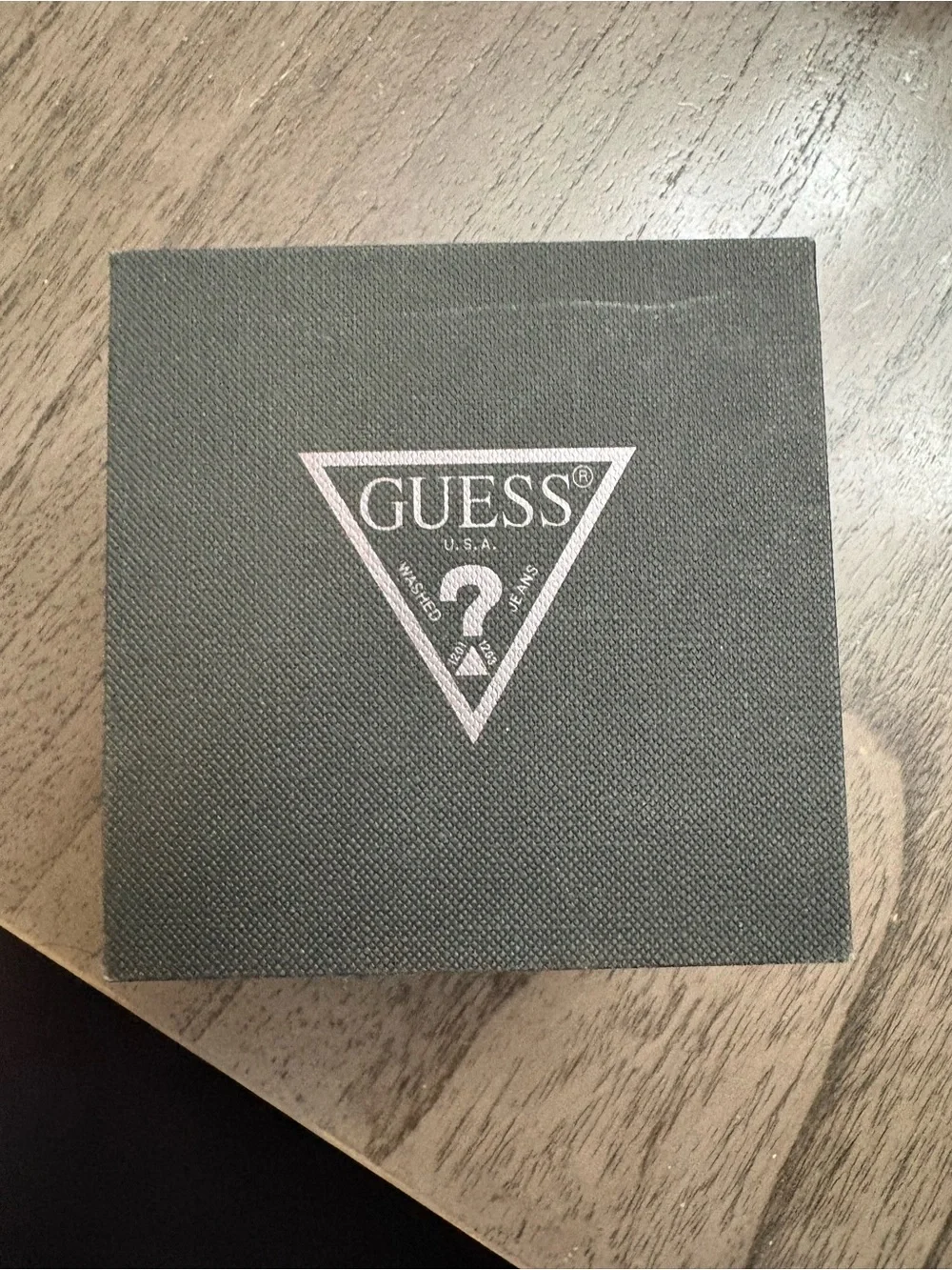 GUESS Black Crystal-Accent Men's Chronograph Watch